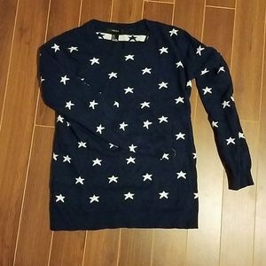 Navy Blue star sweater